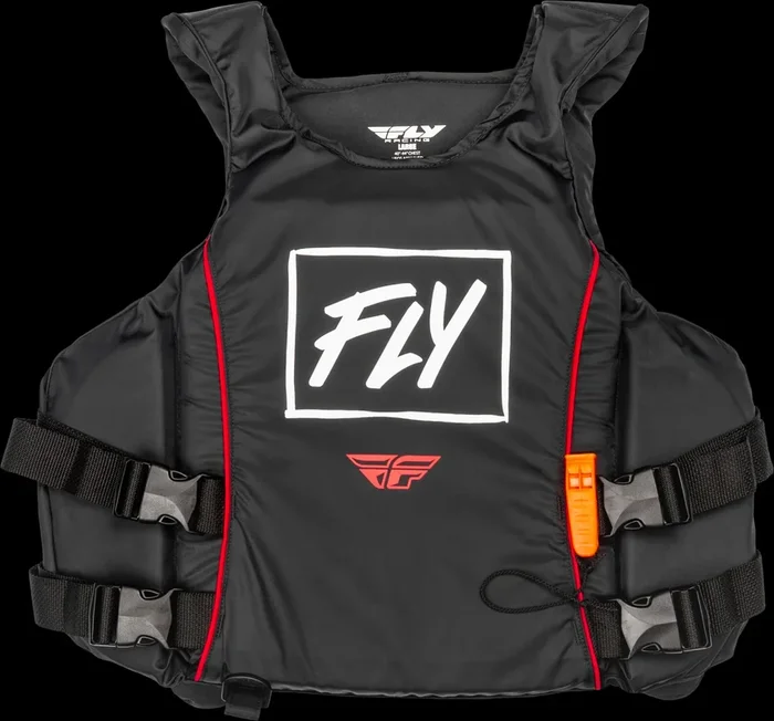 FLY RACING Pullover Flotation Vest Black/White/Red Sm