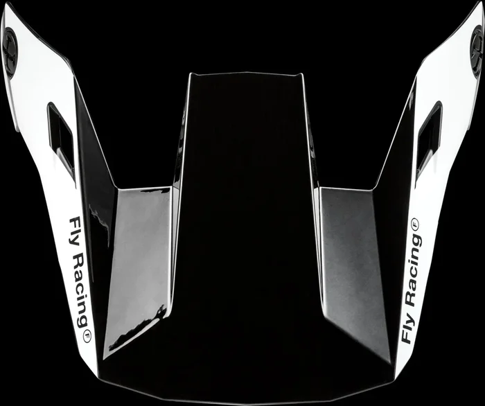 FLY RACING Rayce Helmet Visor Black/White/Grey Xs-Lg