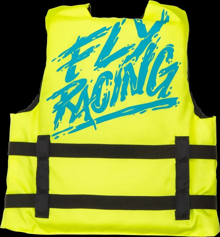 FLY RACING Youth Flotation Vest Hi-Vis/Blue