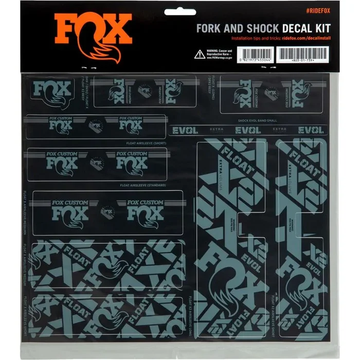 FOX Fork and Shock Decal Kit Bicycle Stickers