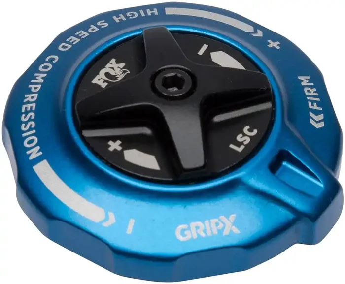 FOX GRIP X Top Cap Interface Parts – 2025 HSC / LSC Blue Ano