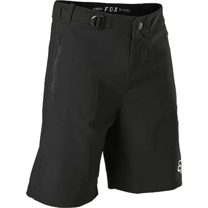 Fox Racing Youth Ranger Short W/Liner Black 24 – Open Box – (Without Original Box)