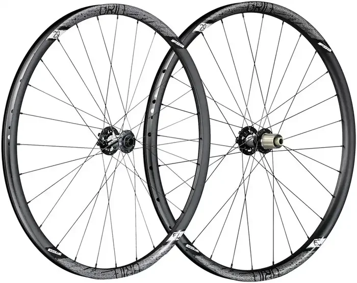 FSA Grid Boost Wheelset 29″ Diameter 28/28H Spoke Count Boost Axle 15mm Disc Brake 6-Bolt Rotor Mount Shimano HG 11-Speed – Alloy