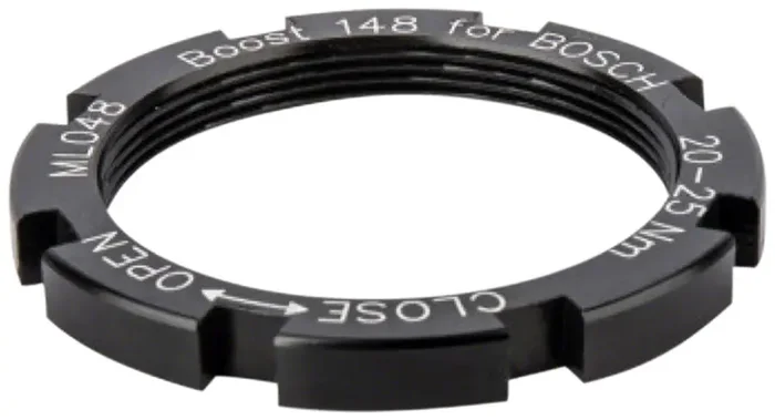 Full Speed Ahead eBike Lockring for Bosch – Boost148 Anodized Black