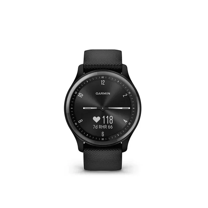 Garmin vivomove Sport Watch Watch Color Black Wristband Black – Silicone