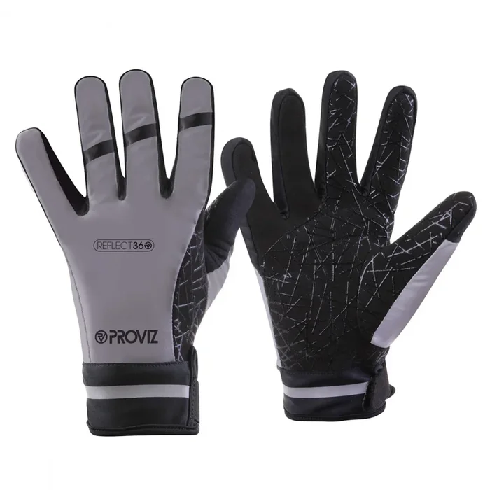 GLOVES PROVIZ REFLECT360 WATERPROOF XXL BK/GY