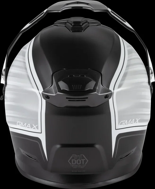 GMAX At-21 Adventure Raley Helmet Matte Black/White Xs