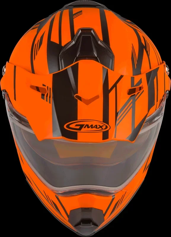 GMAX At-21s Epic Snow Helmet W/Elec Shield Matte Neon Org/Black 2x
