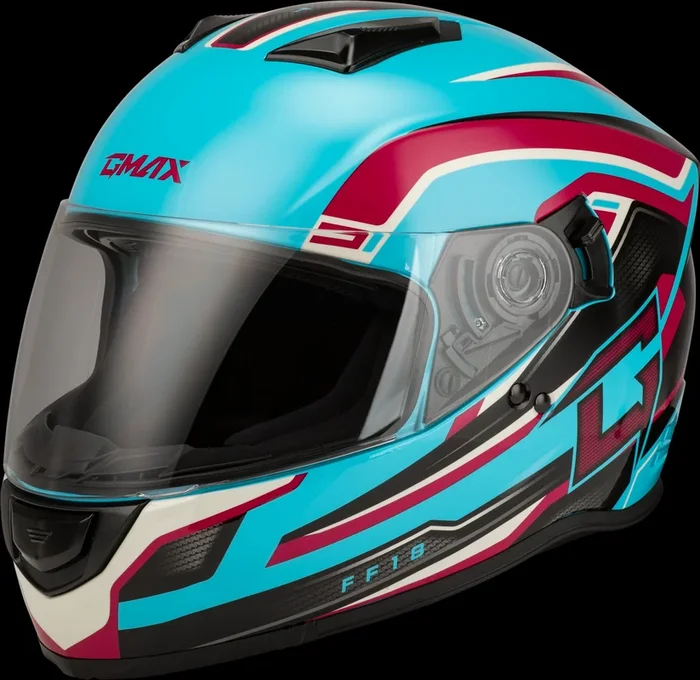 GMAX Ff-18 Drift Helmet Blue/Black/Red 2x