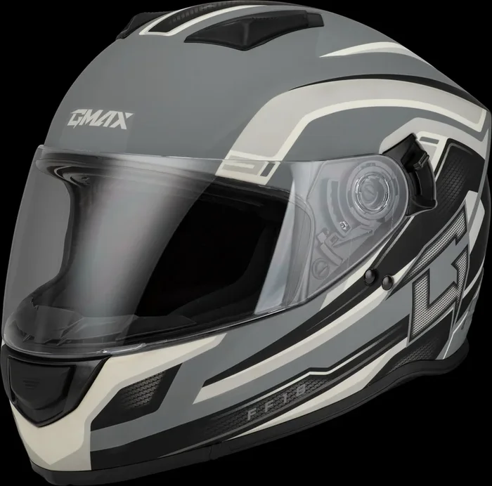 GMAX Ff-18 Drift Helmet Matte Grey/Silver/Black Xs