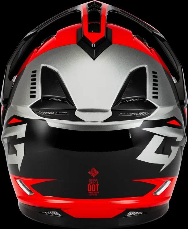 GMAX Gm-11 Ronin Helmet Black/Red Xl