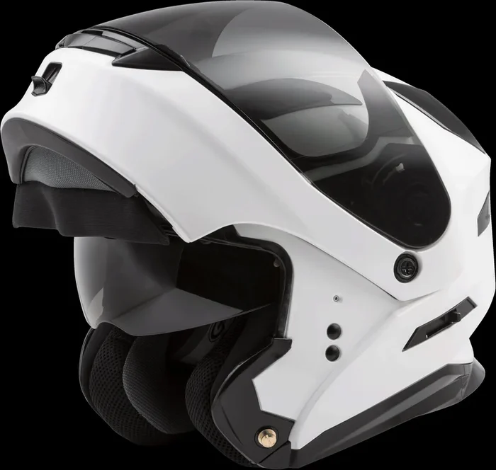 GMAX Md-01 Modular Helmet Pearl White 3x