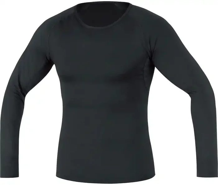Gorewear Base Layer Thermo Long Sleeve Shirt – Black Mens Medium