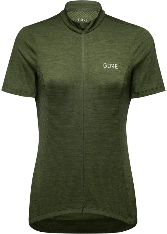Gorewear C3 Jersey – Utility Green Womens Small 4-6