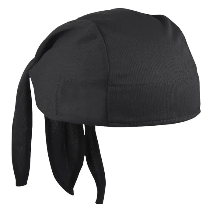 Headsweats Coolmax Classic One Size Unisex Black Bandana