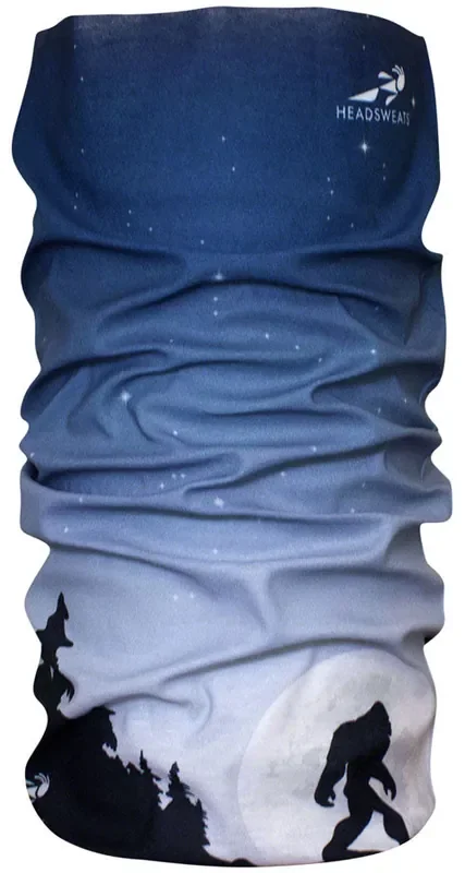 Headsweats Ultra Band Multi-Purpose Headband – Full Bigfoot Moon Rising One Size
