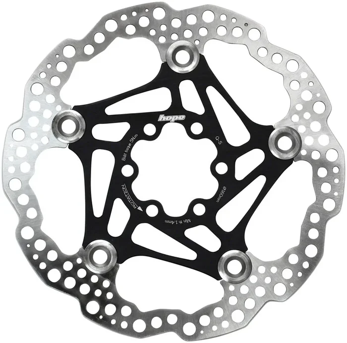 Hope Floating Disc Brake Rotor – 160mm 6-Bolt Black