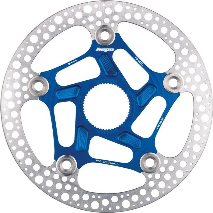 Hope RX Disc Rotor – 160mm Center-Lock Blue