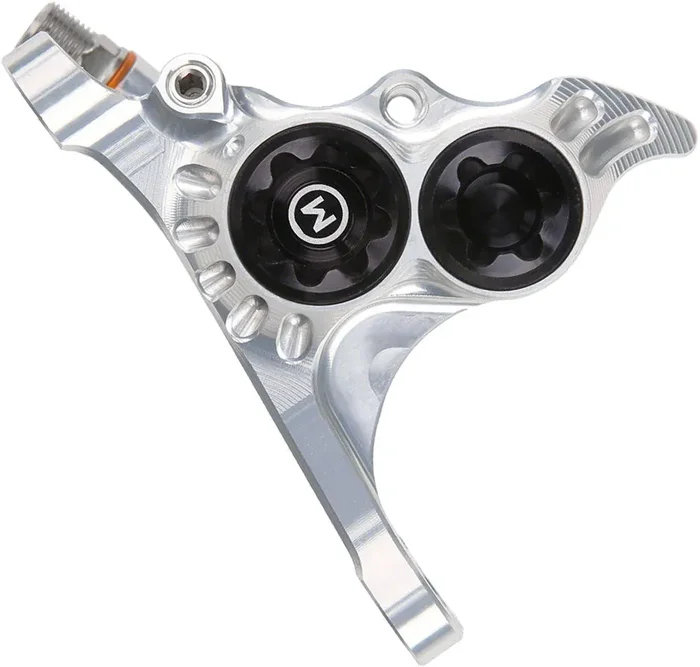 Hope RX4+ Disc Brake Caliper – Front Flat Mount Direct +20mm Mineral Oil Type Silver