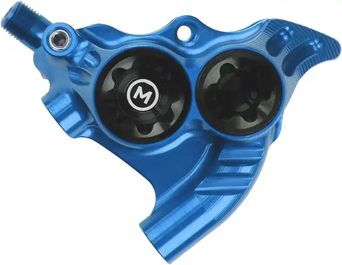Hope RX4+ Disc Brake Caliper – Rear Flat Mount Direct +20mm Mineral Oil Blue
