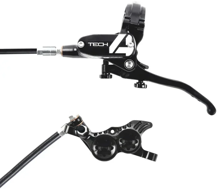 Hope Tech 4 V4 Disc Brake and Lever Set – Front Hydraulic Post Mount Black