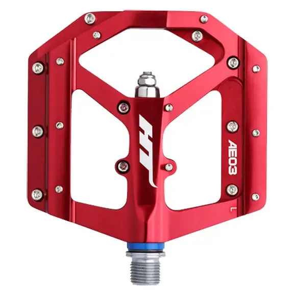HT Pedals AE03 Evo+ Platform Pedals CrMo – Red