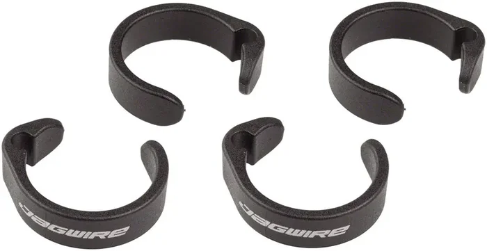 Jagwire Clip Ring for E-Bike Control Wires – 19.0-22.2mm Black Pack/4