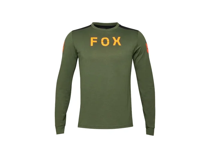 Jersey Fox Racing 24 Ranger Long Sleeve Small Dark Green