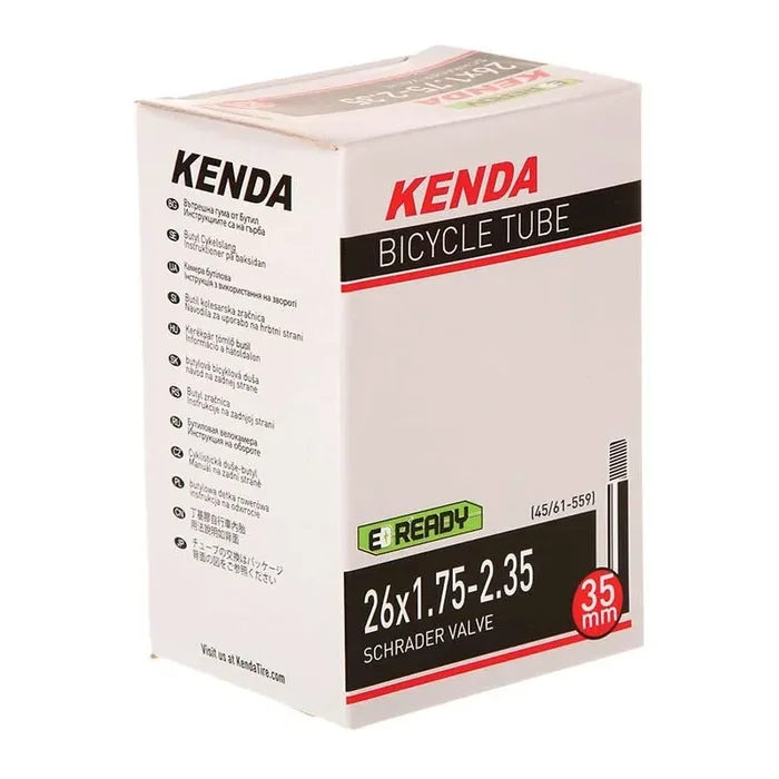 Kenda, Schrader, Tube, Schrader, Length: 35mm, 26”, 1.75-2.35