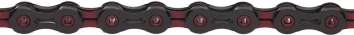KMC DLC 10 Chain – 10-Speed 116 Links Black/Red