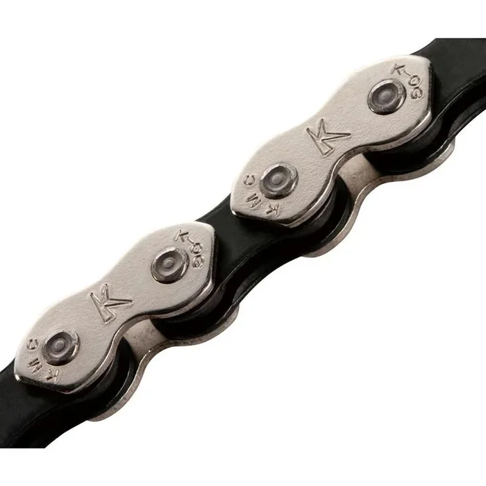 KMC K1 Kool Narrow Chain – Single Speed 3/32 110 Links Silver/Black