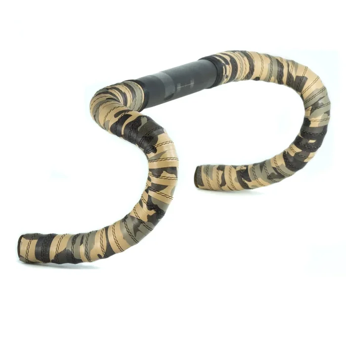 Leather Bar Tape / Desert Tan Camo