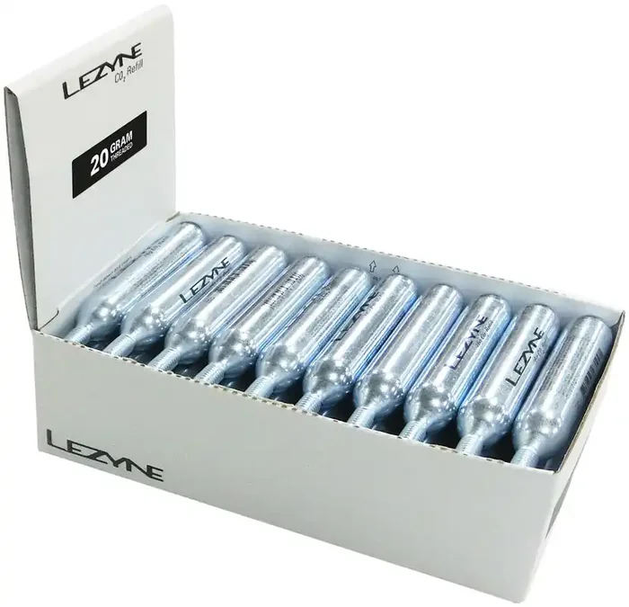 Lezyne 20g CO2 Cartridge Display Box of 30