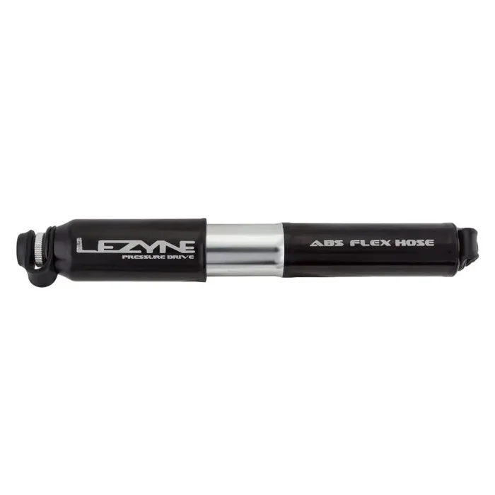 Lezyne ABS Pressure Drive Mini Frame Pump Medium Black/Polished Silver