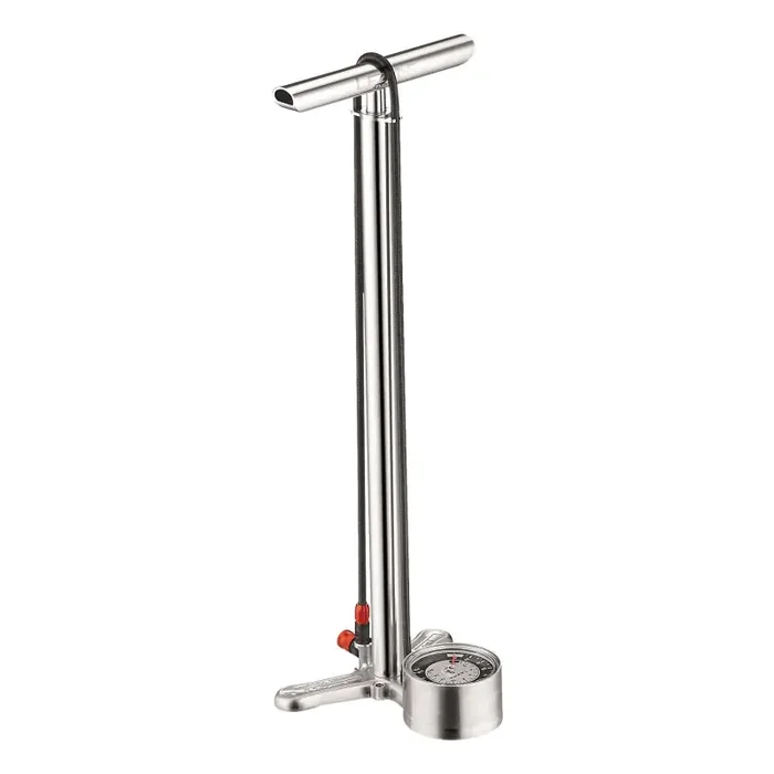 Lezyne CNC Floor Drive Pump Silver