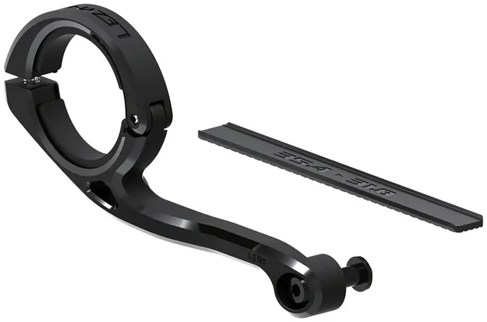 Lezyne Ebike Forward Center Handlebar Headlight Mount – With Shims Black