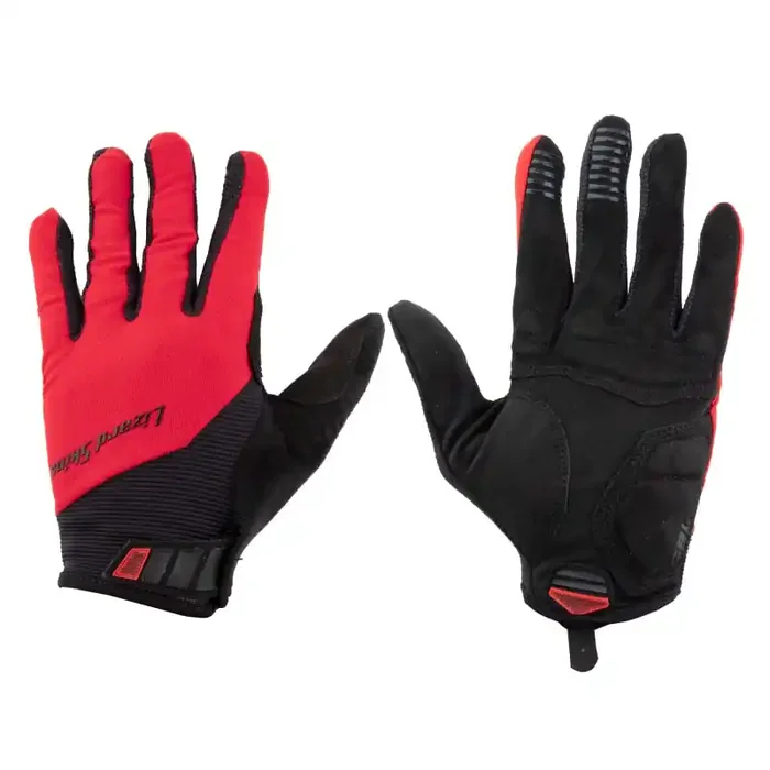 Lizard Skins Monitor Traverse Full Finger Gloves Crimson Red L Pair