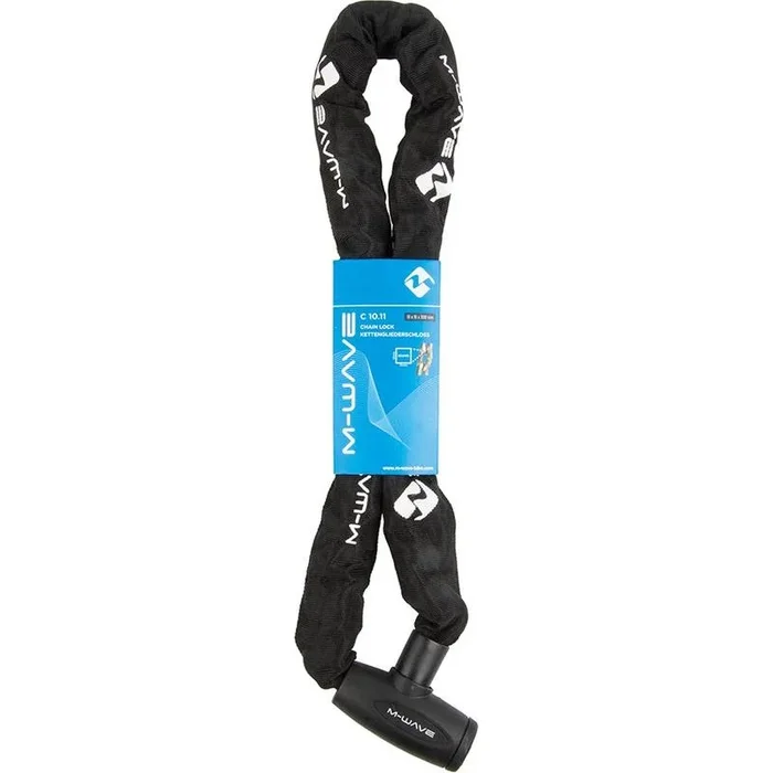 M-Wave, C 10.11, Chain Lock, Key, 10mm, 110cm, Black