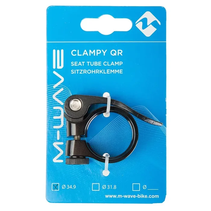 M-Wave Clampy QR Seat Clamp Black 34.9mm