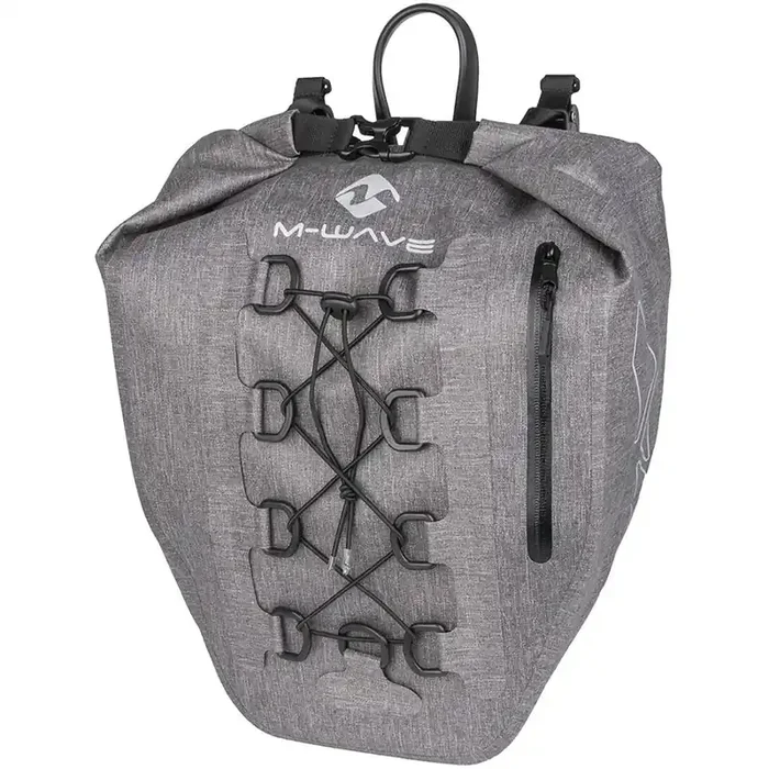M-Wave Suburban Carrier Pannier 25L Grey