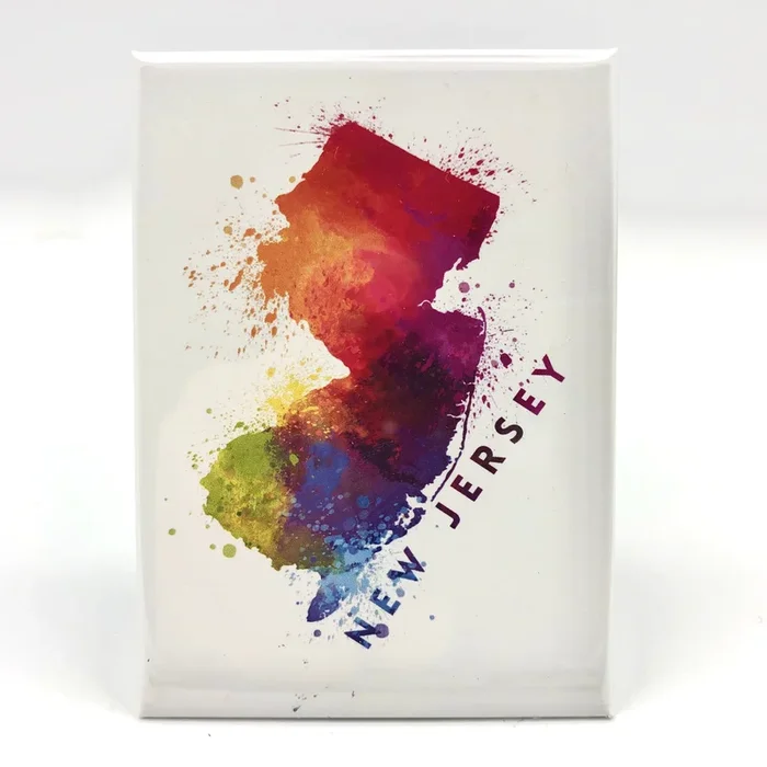 Magnet – New Jersey – Vibrant State Outline