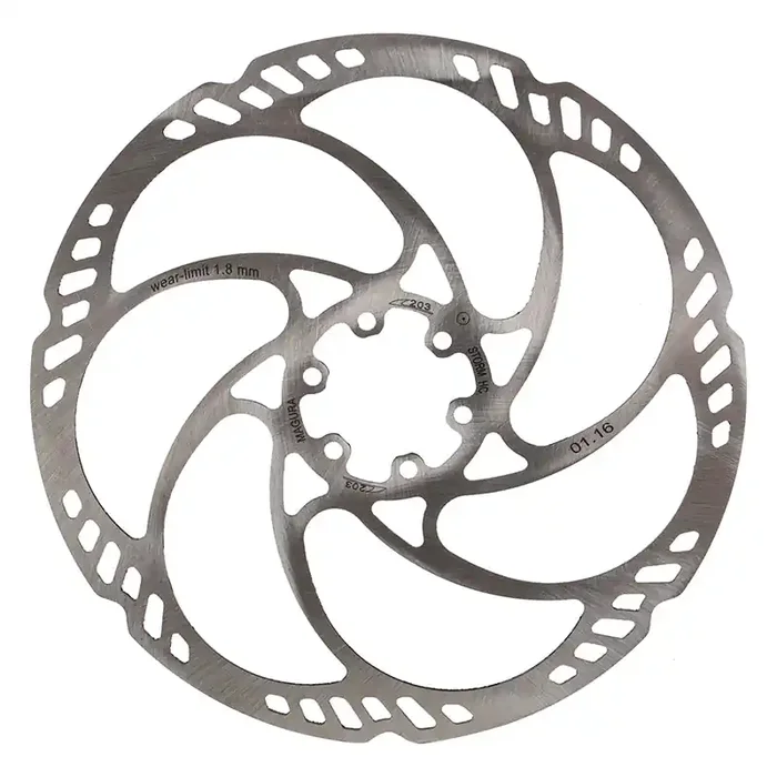 Magura Storm HC Disc Brake Rotor – 203mm 6-Bolt Silver