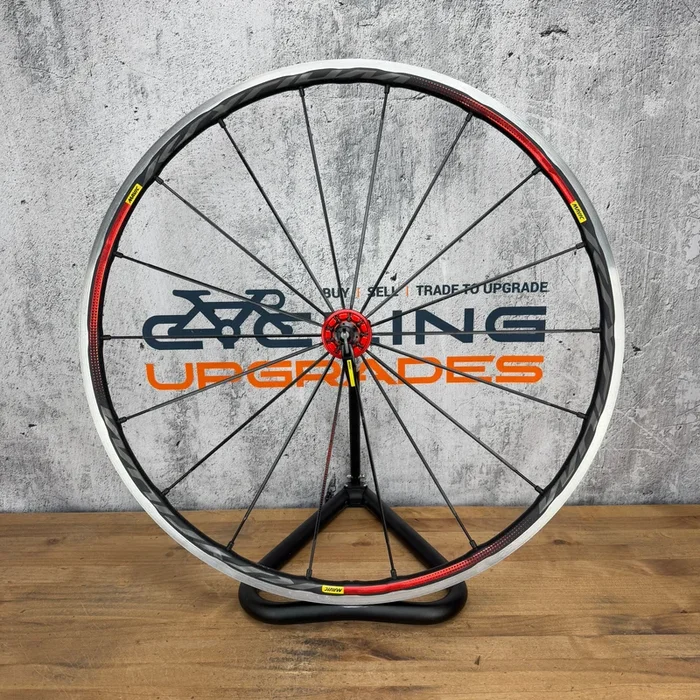 Mavic Ksyrium Pro Limited Edition Red Alloy Clincher Front Wheel 700c Rim Brake