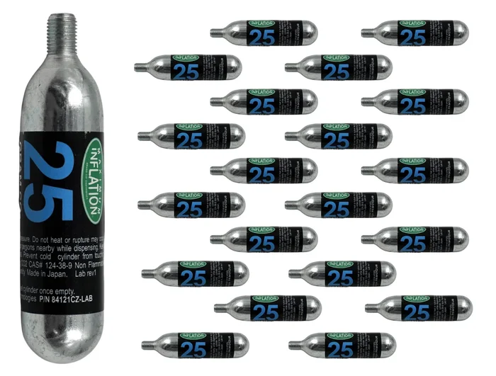 Maximum Inflation 25g Threaded CO2 Cartridge Multi Packs