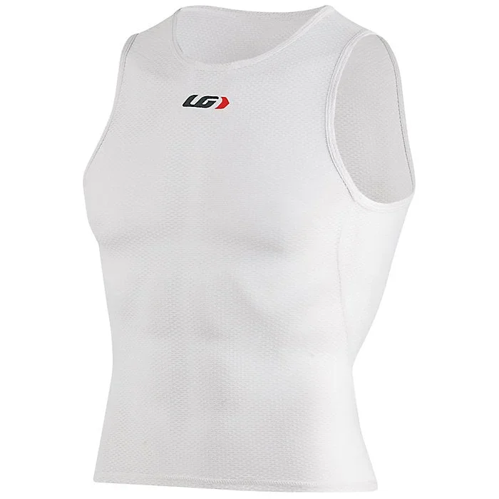 Men’s Louis Garneau 1001 Singlet Base Layer Top-White