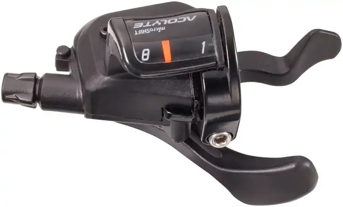microSHIFT Acolyte Xpress Right Trigger Shifter – 1×8 Speed Black