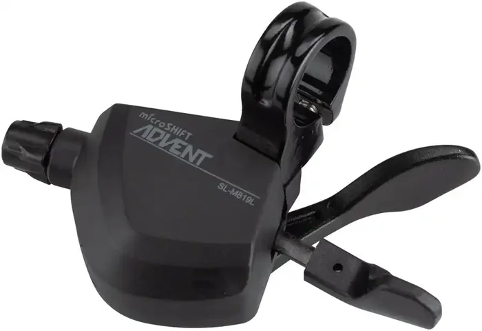 microSHIFT ADVENT Xpress Left Trigger Shifter – Double Shifter 2×9 Speed MTB Front Derailleurs BLK