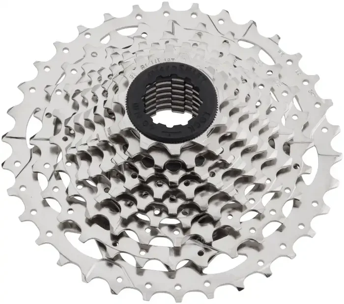microSHIFT H09 Cassette – 9 Speed 11-28t Silver Nickel Plated