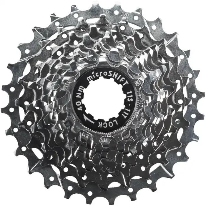 microSHIFT H11 Cassette – 11 Speed 11-25t Chrome Plated