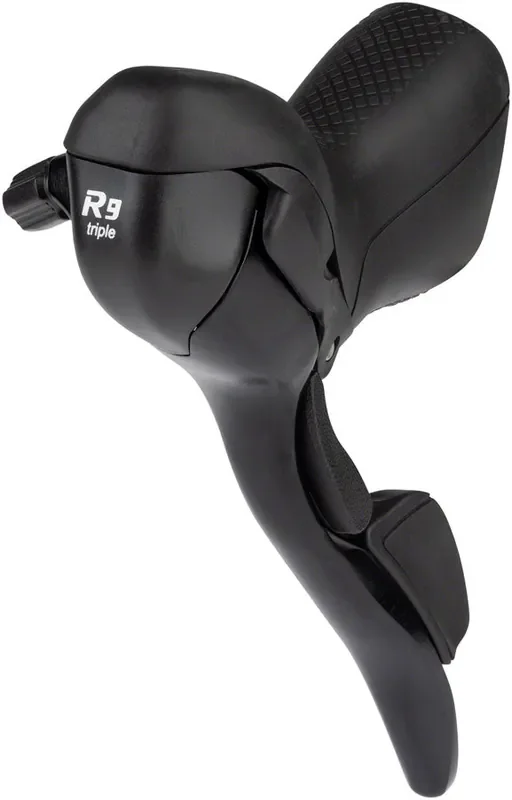microSHIFT R9 Left Drop Bar Shift Lever – Triple Shimano Compatible Black